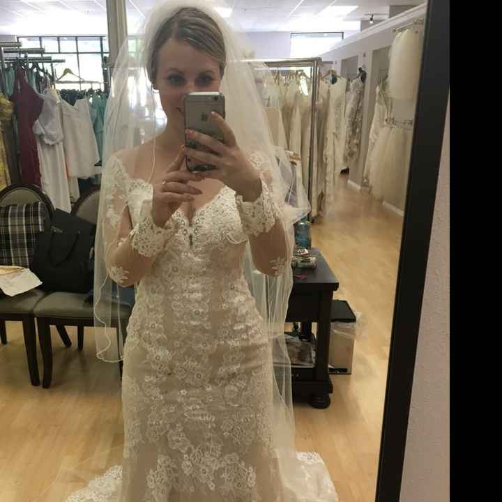 Final fitting complete! June wedding - 1