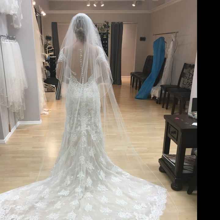 Final fitting complete! June wedding - 2