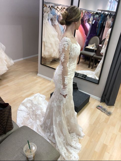 First fitting done - so excited for this bustle! 3