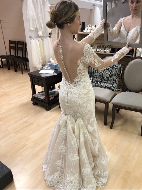 First fitting done - so excited for this bustle! 4