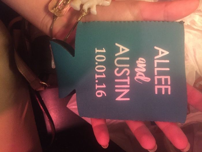 Wedding Koozies as Favors