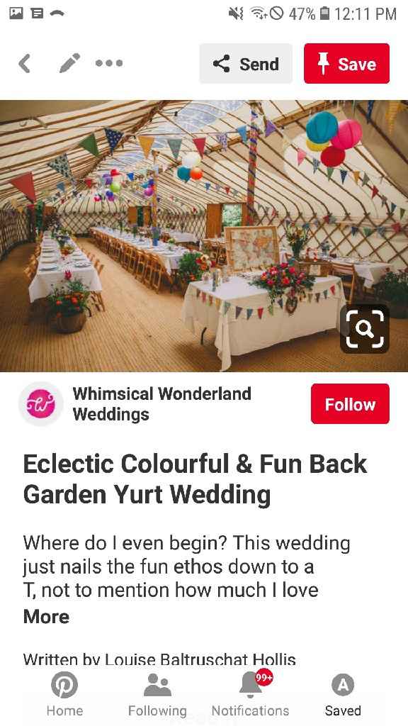 i want to see everyone's bright colored decor! - 3