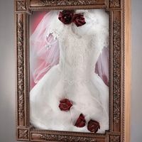 I want to frame my wedding gown...help!