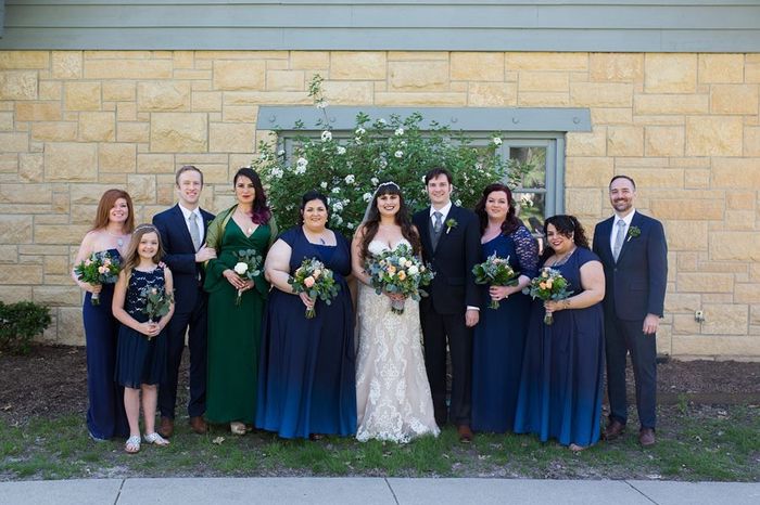Our wedding party came in from alllll over the country, so we never were able to shop for outfits in