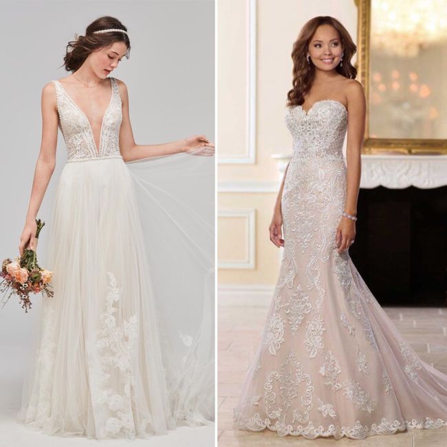 Were you surprised by your wedding dress choice? - 1