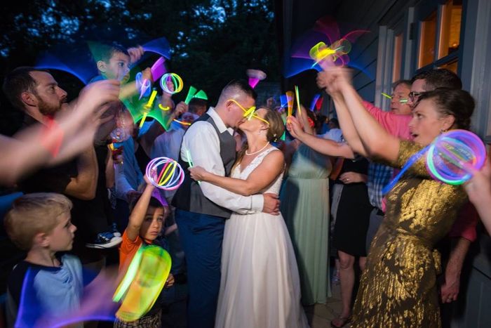 Glow stick send off - 1