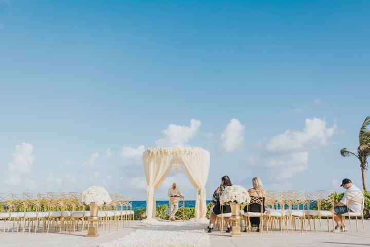 destination wedding was soooo Smart!!! July outdoor ceremony venue was the best choice i ever made -