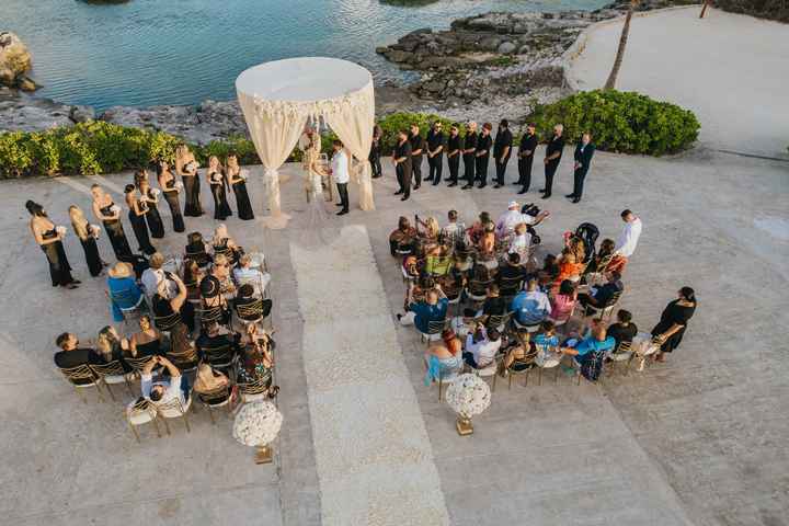 destination wedding was soooo Smart!!! July outdoor ceremony venue was the best choice i ever made -