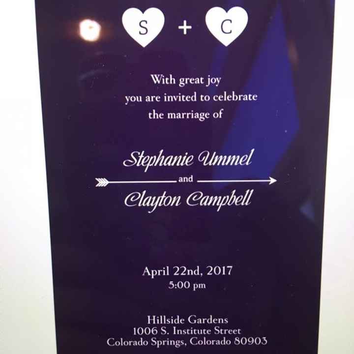 What do your wedding invitations look like?
