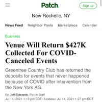 Refunds due to covid - 1