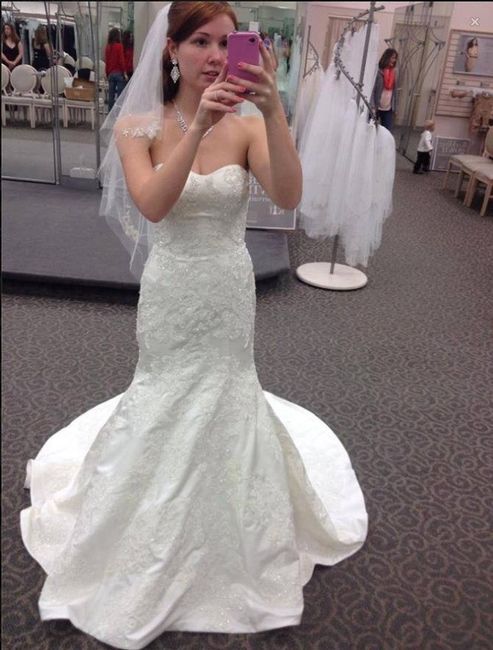Show me your Davids Bridal dresses:)