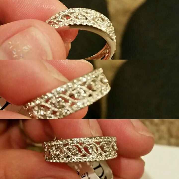 Show me the wedding bands....