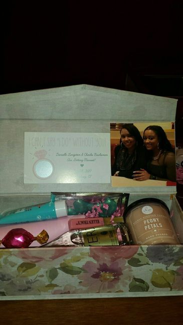 Show me your "bridesmaid boxes"
