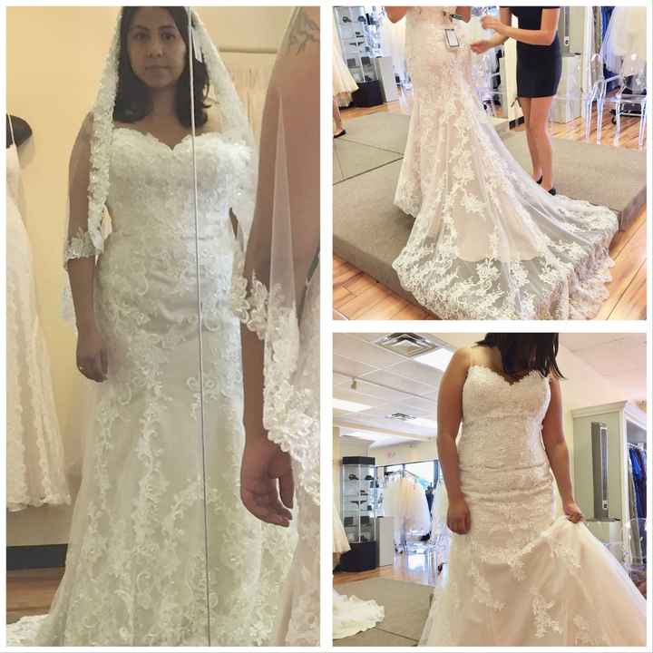 Having a hard time saying YES to the dress