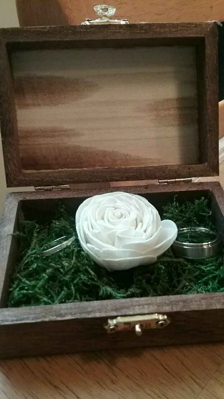 Center pieces, bouqet toss, champaign glasses, and ring box. - 4