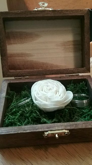 Center pieces, bouqet toss, champaign glasses, and ring box. - 4