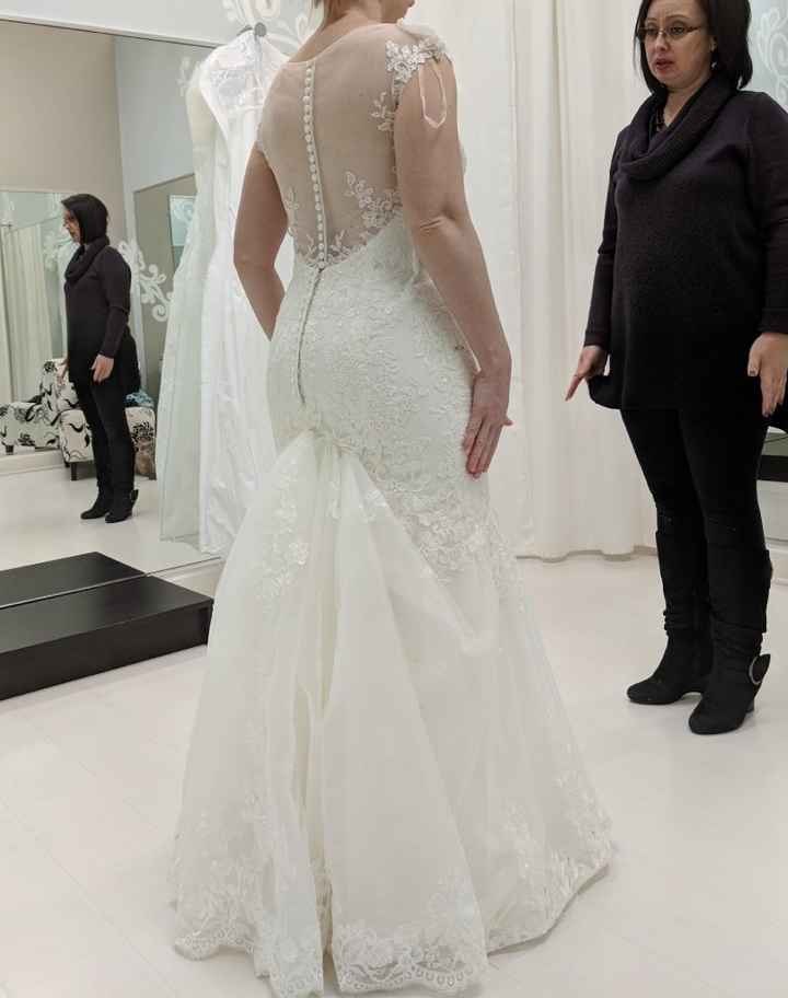 Wedding dress bustle - 2