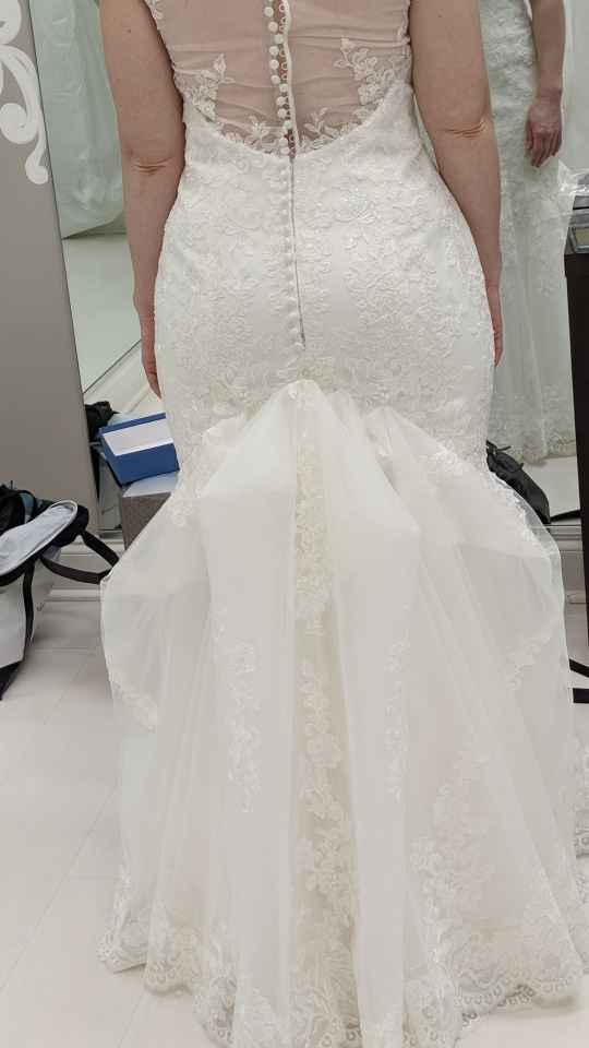 Second dress fitting - bustle concerns - 2