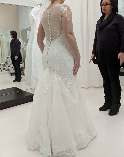 Wedding dress bustle - 2
