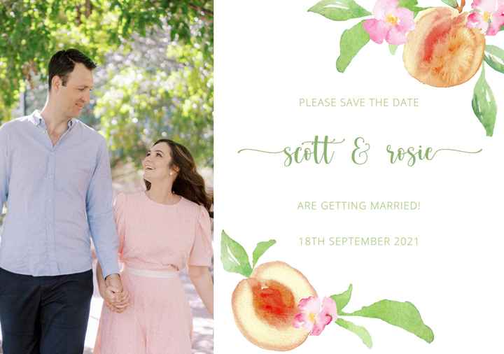 Let's See Your Save The Date/Change The Date Designs! 📸 - 1