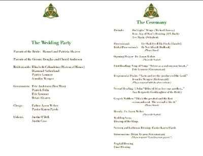wEdDiNg PrOgRaMs...