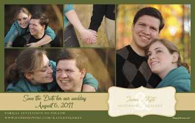 Engagement pics, Save-the-Dates, and Shower Invites
