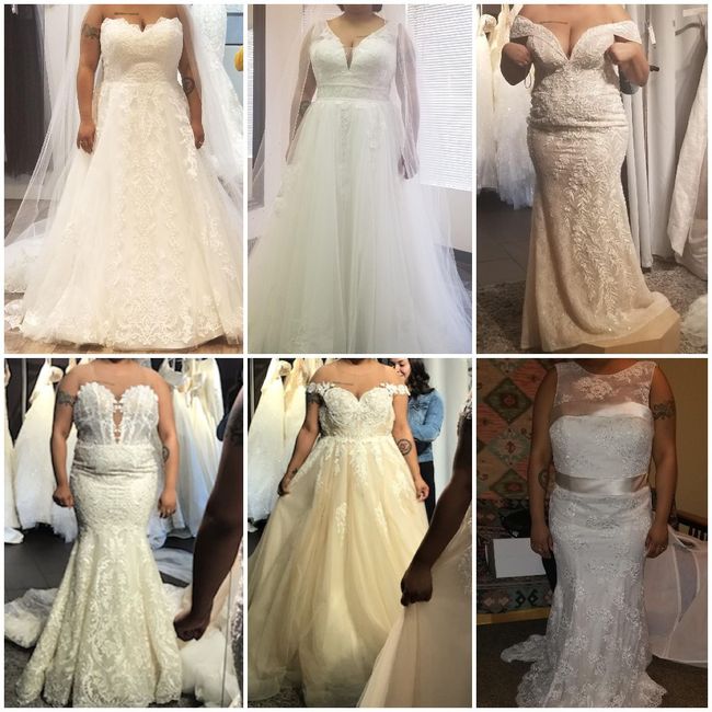 Let's see all the dresses you tried - good and bad 18