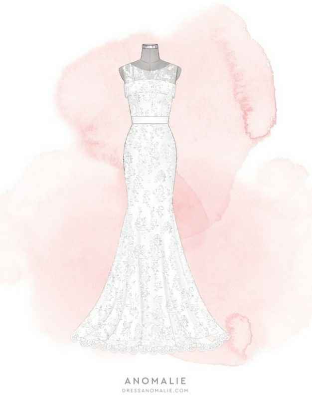 Having a custom dress made - 1