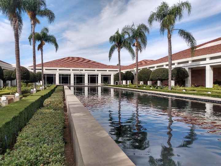 Ceremony Reflecting Pool Backdrop