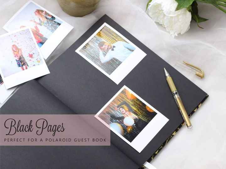Polaroid guest book