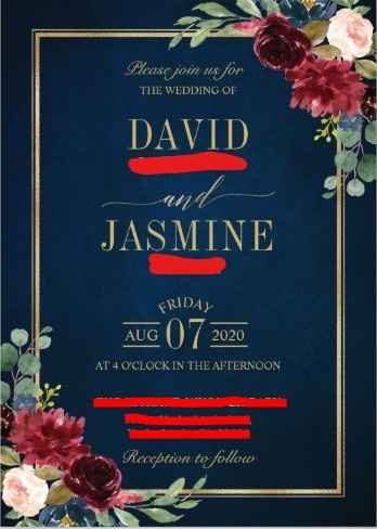 Invite front
