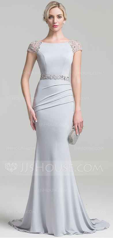 Jj's House Silver Bridesmaid Dress - 1