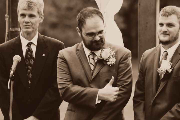 BAM (on a slight delay)! Budget wedding success.