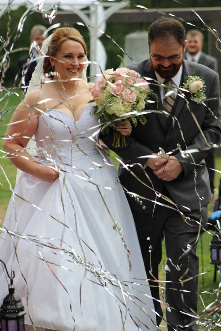 BAM (on a slight delay)! Budget wedding success.