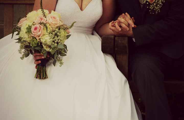 BAM (on a slight delay)! Budget wedding success.