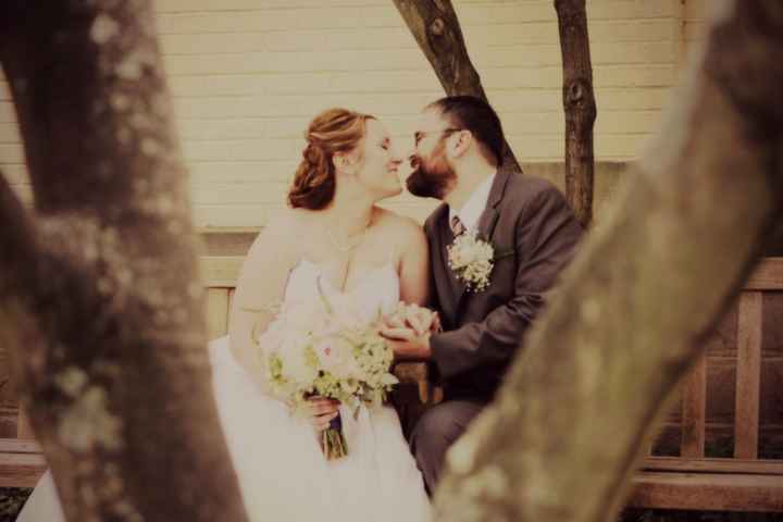 BAM (on a slight delay)! Budget wedding success.