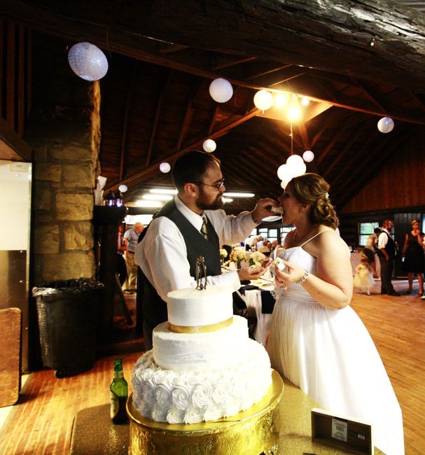 BAM (on a slight delay)! Budget wedding success.