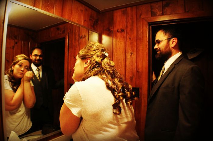 BAM (on a slight delay)! Budget wedding success.