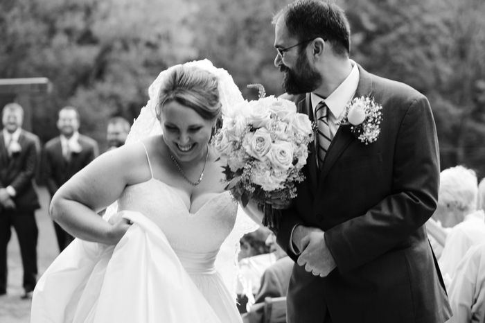 BAM (on a slight delay)! Budget wedding success.