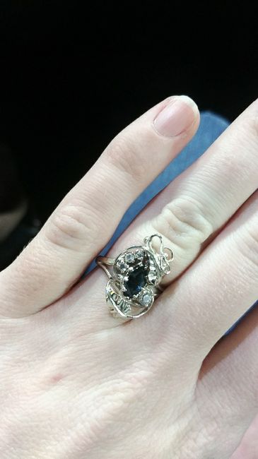 Show me your unique engagement rings! - 1