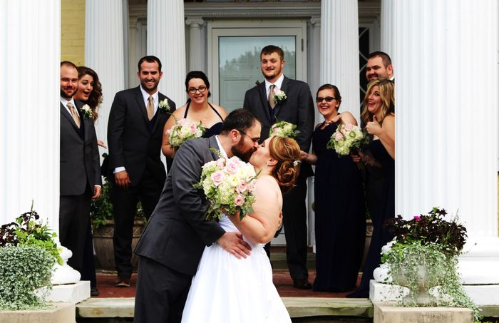 BAM (on a slight delay)! Budget wedding success.