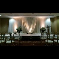 Back drops and ceiling fabric design - 1