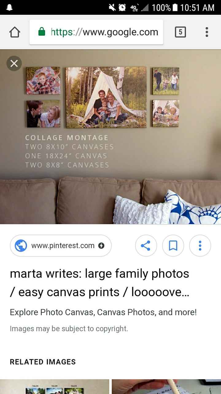 Should i have a bridal portrait mounted for the reception? - 1