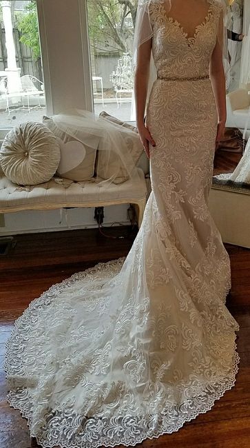 Who else loves lace?  Show off your lace dresses and/or veils! 12