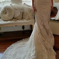 Who else loves lace?  Show off your lace dresses and/or veils! - 1