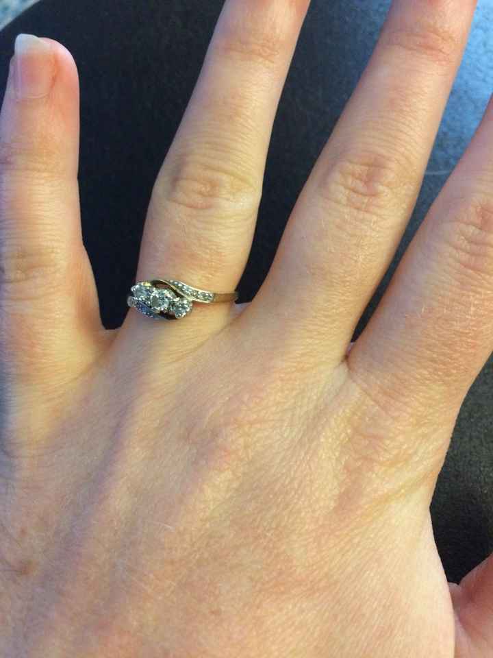 Who else received an heirloom ring?