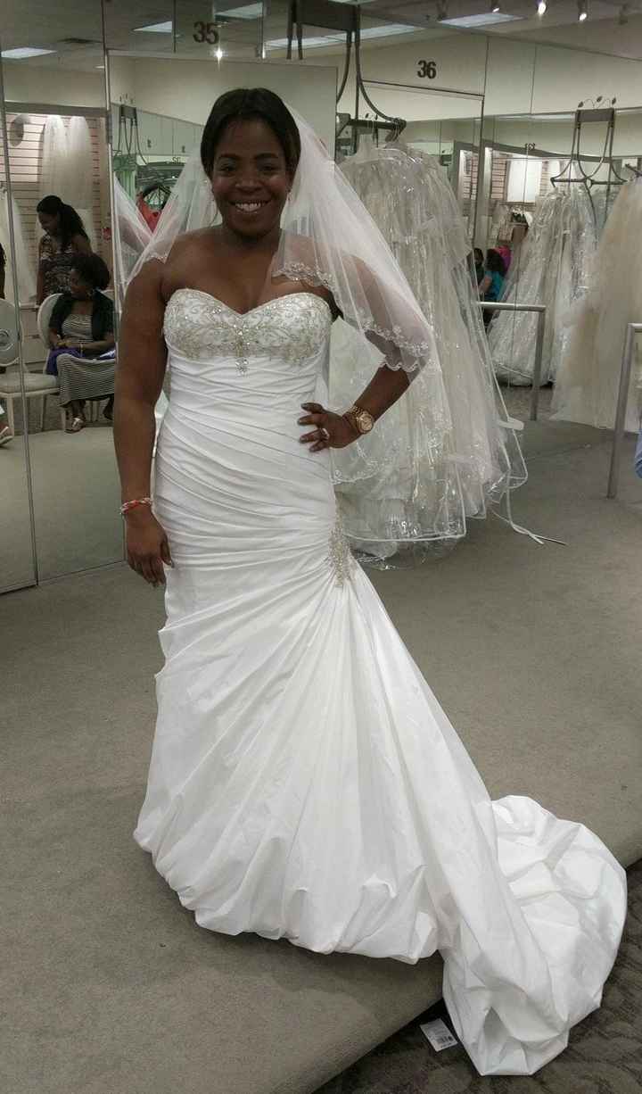 Does my veil match my dress? - 3