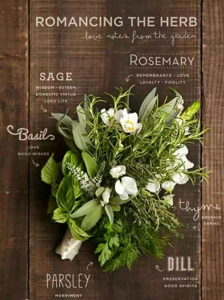 When your dress has flowers, what do you hold?