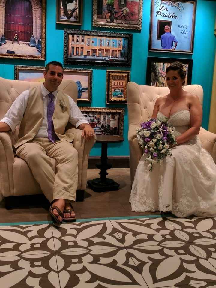 We're married!
