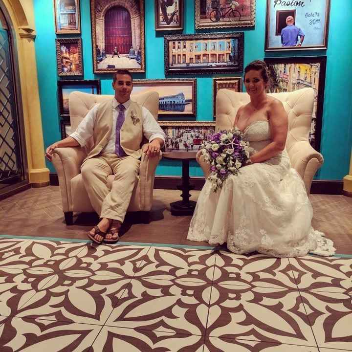 Carnival Vista Cruise Wedding BAM! (pic heavy) and At Home Reception